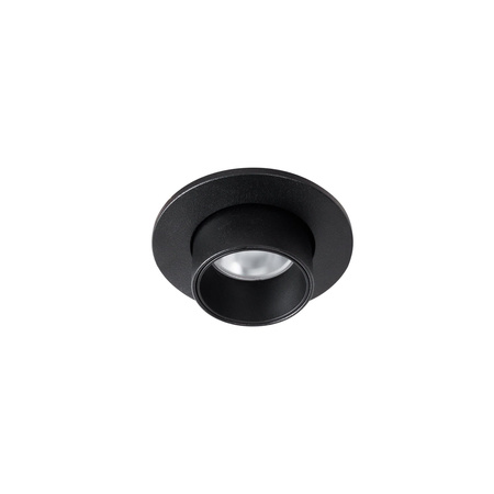 MAXlight Lampa sufitowa Halo E Black (H0129) – elegancka i nowoczesna podtynkowa iluminacja.