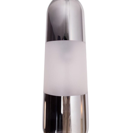 MAXlight (P0590) Lampa Wisząca Mauri 1 - Elegancka Szklana Designerska Łańcuszkowa Smoky Glass