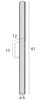 Kinkiet FAYETTE w kolorze złotym 61 cm (W0366) - MAXlight - Elegancja i styl w Twoim wnętrzu!