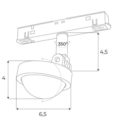 MAXlight M0046Z Reflektor Magnetyczny Zigbee 8W 766LM Biały 2700/5000K – Źródło Światła Nowej Generacji