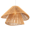 MAXlight Lampa Wisząca Amalfi II Natural (P0578) – Stylowe oświetlenie do każdego wnętrza