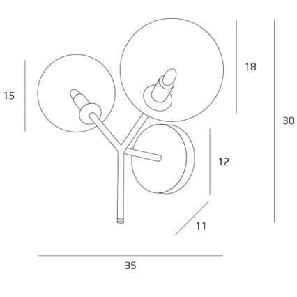 Kinkiet MAXlight LOLLIPOP (W0277) - Nowoczesne oświetlenie do wnętrz w stylu dziecięcym.