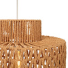 MAXlight (P0587) - Lampa wisząca z plecionego papieru Raffle - nowoczesny styl i wyjątkowe oświetlenie do Twojego wnętrza.
