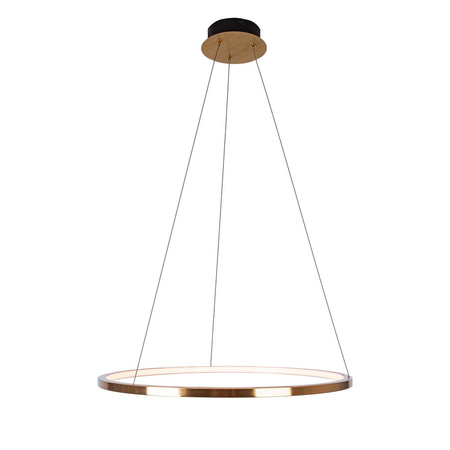 MAXlight (P0493) Lampa wisząca Queen Ø 50 cm złoto szczotkowane - elegancja na wyciągnięcie ręki!