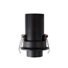 MAXlight Lampa sufitowa Halo E Black (H0129) – elegancka i nowoczesna podtynkowa iluminacja.