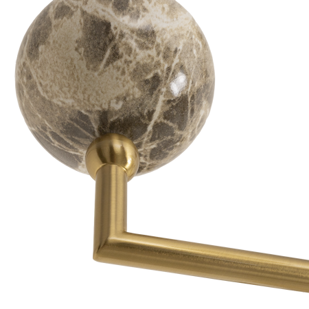 MAXLIGHT P0633 LAMPA WISZĄCA NOVA GOLD 7L