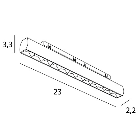 MAXlight Raster MICRO11 12W (N0003Z) - Czarny obrotowy, zmienna temperatura barwowa 2700-5000K, z Zigbee