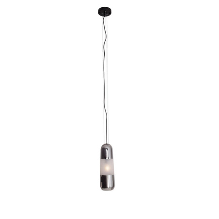 MAXlight (P0590) Lampa Wisząca Mauri 1 - Elegancka Szklana Designerska Łańcuszkowa Smoky Glass