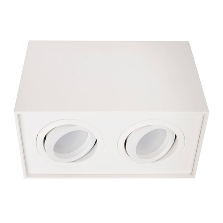 Plafon MAXlight Basic Square II w kolorze białym (C0088) – eleganckie oświetlenie do każdego wnętrza.