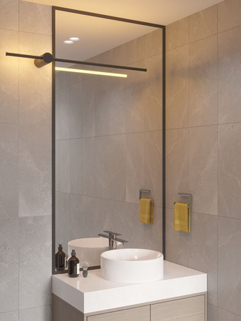 MAXLIGHT W0415 KINKIET SPIRIT 12W, CZARNY