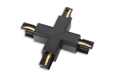 Łącznik "X" DOBAC TRACK czarny (MHT1-X-BK) - MAXlight – idealne rozwiązanie dla Twojego oświetlenia!