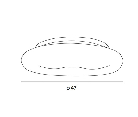 MAXlight Plafon Duo 47cm (C0234) - Eleganckie oświetlenie do Twojego wnętrza!