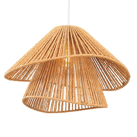 MAXlight Lampa Wisząca Amalfi II Natural (P0578) – Stylowe oświetlenie do każdego wnętrza