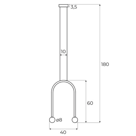 Lampa wisząca ENIGMA w złotym kolorze (P0514) - MAXlight dekoracja do wnętrz z klasą.