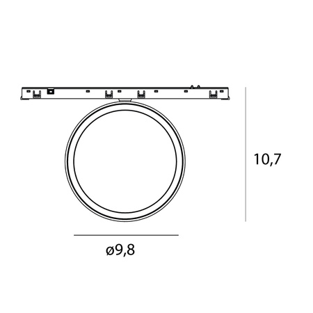 MAXlight Plafon MICRO11 (N0011N) 12W Czarny Okrągły 3000K On-Off - Elegancka i funkcjonalna iluminacja do każdego wnętrza.