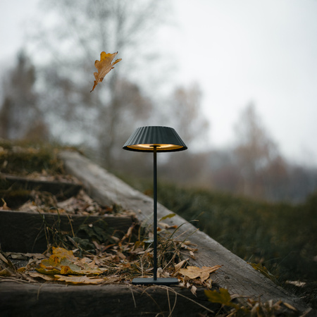 MAXlight (T0066) Lampa stołowa Muffin czarna IP44 - Stylowe oświetlenie do Twojego wnętrza!