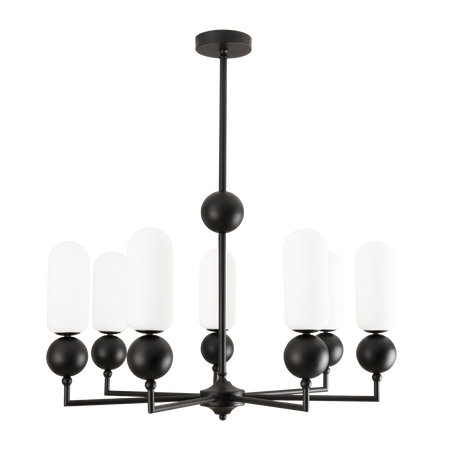 MAXLIGHT P0632 LAMPA WISZĄCA NOVA BLACK 7L