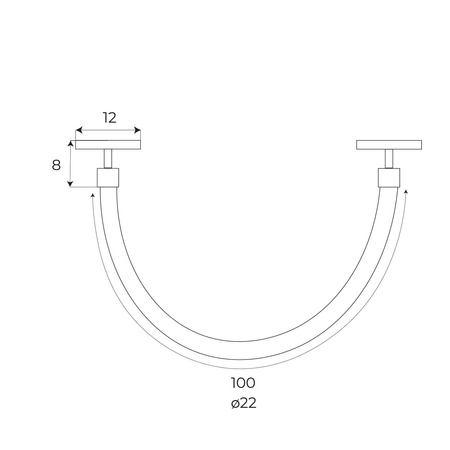 MAXlight Lampa Magnetyczna Biała (M0035N) 15W 1028LM 3000K z Systemem ON/OFF - Nowoczesne Oświetlenie!