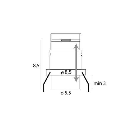 MAXlight Lampa Sufitowa Halo F White (H0130) – Podtynkowa Elegancja i Nowoczesność w Twoim Wnętrzu