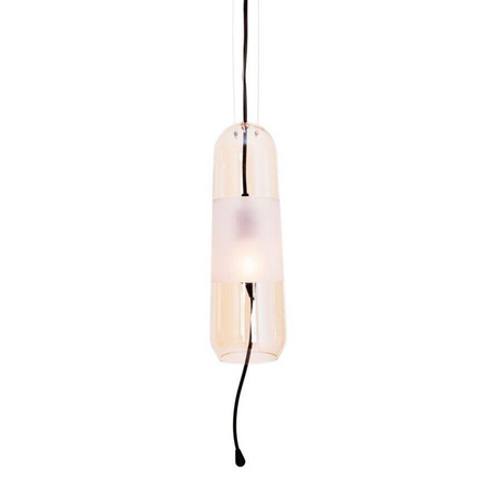 MAXlight (P0589) Lampa wisząca MAURI 1 - szklana, w kolorze champagne, elegancka i nowoczesna.