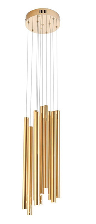 Lampa wisząca ORGANIC złota szczotkowana (P0524D) - MAXlight