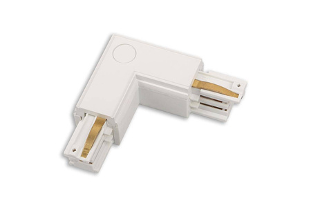 Łącznik lewy "L" DOBAC TRACK w kolorze białym (MHT1-L/L-WH) - MAXlight