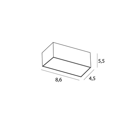 MAXlight (H180.05) Oprawa Wpuszczana Modularna - do połączenia z modułem HM180 i TRAFO HT180