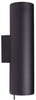 Kinkiet MAXlight LAXER w kolorze czarnym (W0330) – elegancja i nowoczesny design dla Twojego wnętrza!