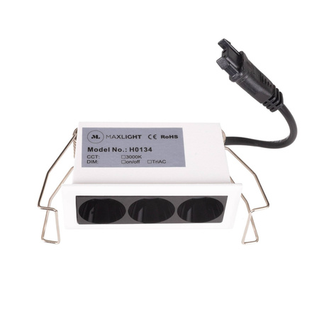 MAXlight H0134 - Oprawa Wpuszczana X-Line z możliwością montażu z Trafo HT0134