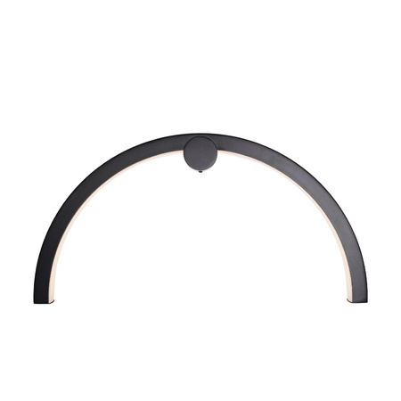 Kinkiet MAXlight TRIO ARC w kolorze polerowanego czarnego IP44 (W0335) - elegancja i funkcjonalność.