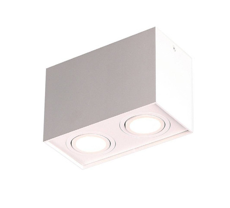 Plafon MAXlight Basic Square II w kolorze białym (C0088) – eleganckie oświetlenie do każdego wnętrza.