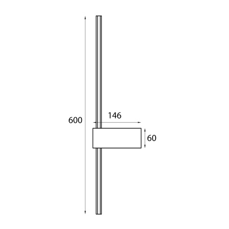 MAXLIGHT W0414 KINKIET SPIRIT 9W, ZŁOTY
