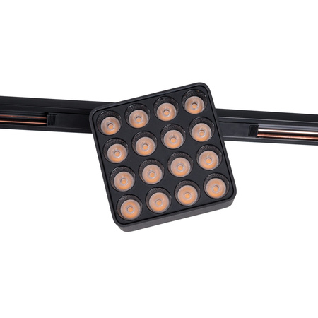 MAXlight Raster MICRO11 12W Kwadrat Czarny 3000K [N0013N] - eleganckie oświetlenie do każdego wnętrza!