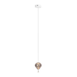 MAXlight (P0576) Lampa wisząca Palloncini 1 z dymionego szkła - elegancki akcent dla Twojego wnętrza!