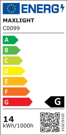 Plafon MAXlight Infinity LED 14W (C0099) - eleganckie oświetlenie do nowoczesnych wnętrz.