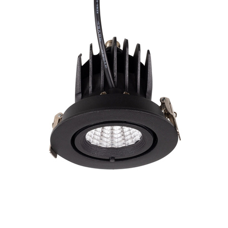 MAXlight H0133 Oprawa Wpuszczana RUBIO 10W Czarne Światło Elegancji