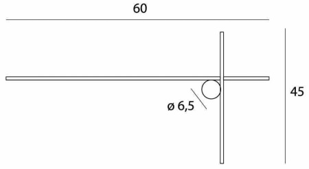 Kinkiet LED ARNE 60 cm IP44 (W0369) - MAXlight do nowoczesnych wnętrz