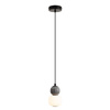 MAXLIGHT P0626 LAMPA WISZACA MODERN 5W, OPAL + DARK GREY