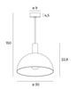 MAXlight Lampa Wisząca Luisant (P0473) - Elegancja i nowoczesność w Twoim wnętrzu!