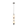 MAXLIGHT P0630 LAMPA WISZACA MODERN 28W, OPAL + DARK GREY+MEDIUM BROWN+LIGHT GREY