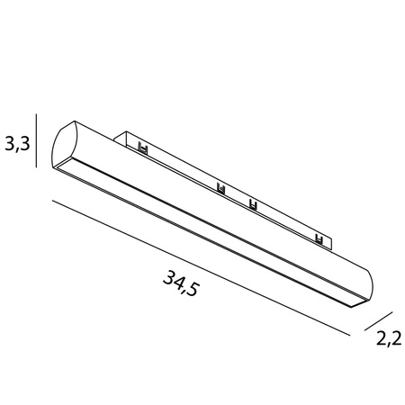 MAXlight MICRO11 (N0007Z) 18W Czarna Obrotowa Lampa Zigbee 2700-5000K
