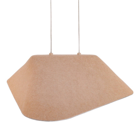 Lampa wisząca CARBON w kolorze kremowo-szarym (P0568) - MAXlight