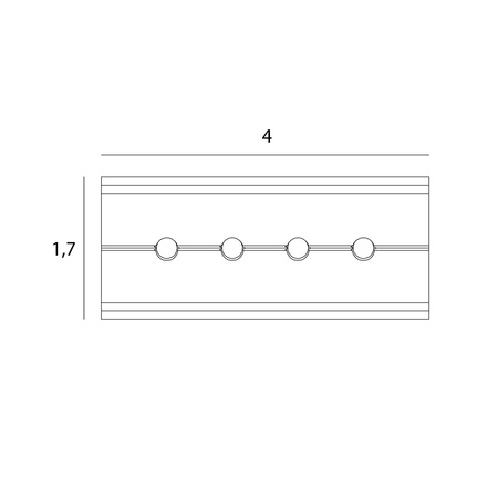 MAXLIGHT NA0013. Łączenie mechaniczne szyn podtynkowych MICRO11