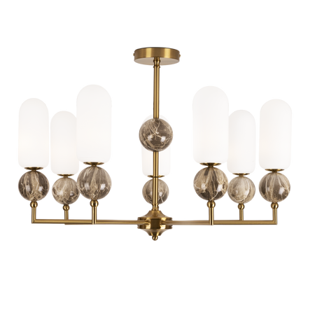 MAXLIGHT P0633 LAMPA WISZĄCA NOVA GOLD 7L