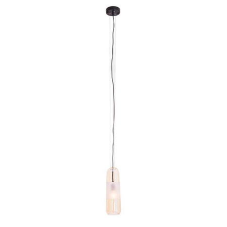 MAXlight (P0589) Lampa wisząca MAURI 1 - szklana, w kolorze champagne, elegancka i nowoczesna.