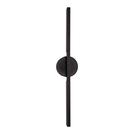 Kinkiet MERANO II w kolorze czarnym (W0348) - stylowe oświetlenie od MAXlight