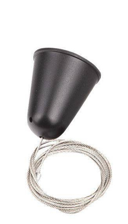 Zawiesie linkowe MAXlight DOBAC TRACK 3m czarne z regulacją (MHT1-P30-BK) - idealne do Twojego wnętrza!