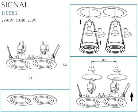 Oprawa podtynkowa MAXlight SIGNAL II BIAŁA (H0083) - Elegancja i funkcjonalność w jednym!
