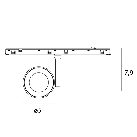 MAXlight Oczko LED MICRO11 5W Czarne (N0010N) 3000K On-Off - elegancja i efektywność w Twoim wnętrzu!