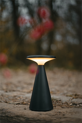MAXlight Lampa Stołowa Funghi (T0063) - Czarne, Nowoczesne Oświetlenie IP44 do Wnętrz i na Taras